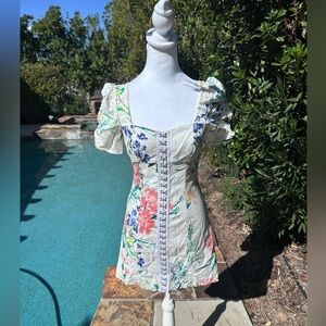 Urban Outfitters White Floral Dress